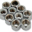 3/8-24 Chr Nylon Nut DRAG SPECIALTIES DRAG SPECIALTIES MOTOVEIKALS 21