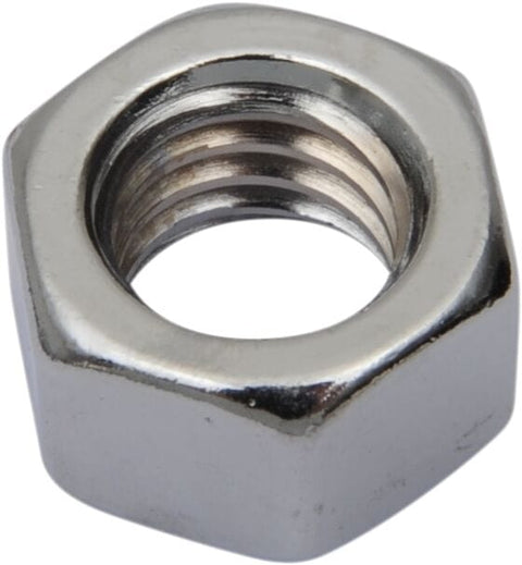 3/8"-24 Chrome Hex Nut DRAG SPECIALTIES DRAG SPECIALTIES MOTOVEIKALS 21