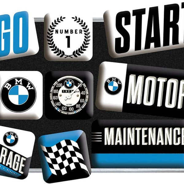 Magnētu komplekts BMW POWER 9 gab.