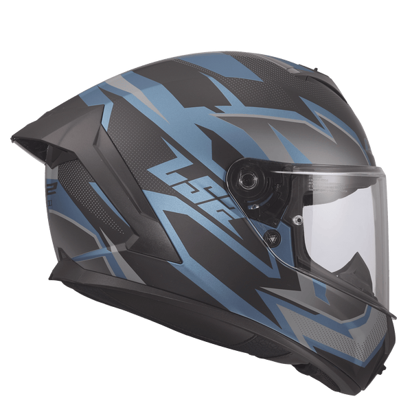 Ķivere LS2 FF820 RAPID III XTREM black blue petrol