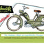 Advertising poster moped 29cm 42cm for Rabeneick Binetta DIVERSE / IMPORT MOTOVEIKALS 21
