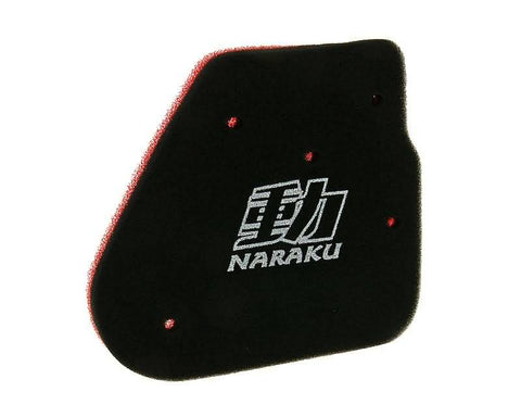 air filter foam insert Naraku double layer for CPI, Keeway, 1E40QMB 50cc NARAKU MOTOVEIKALS 21