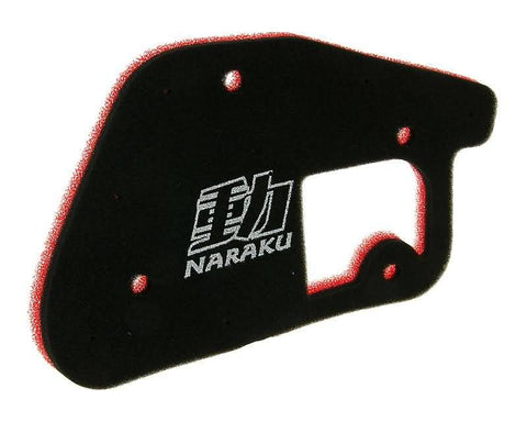 air filter foam insert Naraku double layer for Yamaha BWs, MBK Booster NARAKU MOTOVEIKALS 21