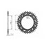 Aizmugures zobrats SUNSTAR / 525 / 45z / APRILIA ETV SUNSTAR MOTOVEIKALS 21