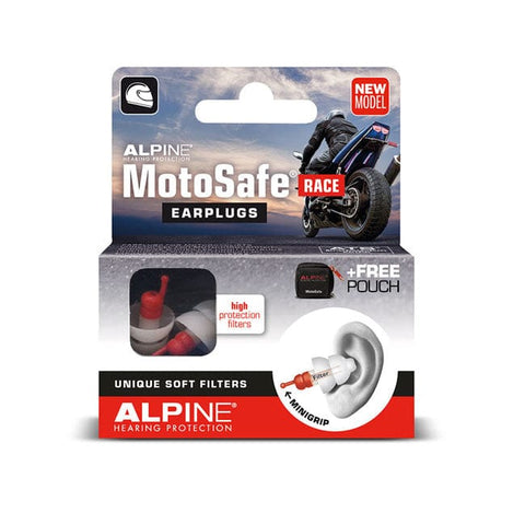 Alpine MotoSafe Race earplugs with mini grip ALPINE MOTOVEIKALS 21