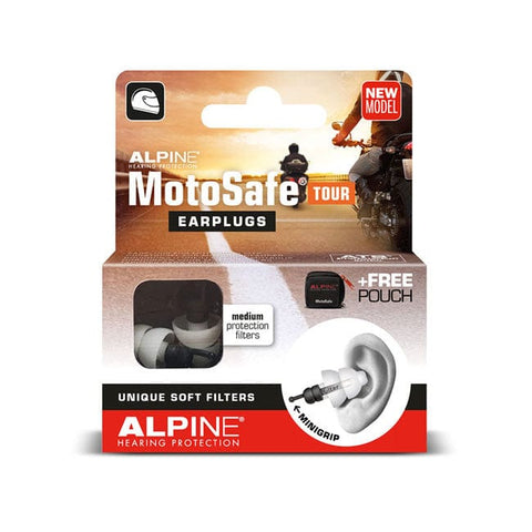 Alpine MotoSafe Tour earplugs with mini grip ALPINE MOTOVEIKALS 21