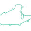alternator cover gasket Athena for KTM Duke, RC 125 11-16, 200 13-17 ATHENA MOTOVEIKALS 21