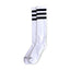 American Socks Knee high Old School triple black striped AMERICAN SOCKS MOTOVEIKALS 21