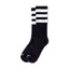 American Socks Mid high Back In Black II triple white stripe AMERICAN SOCKS MOTOVEIKALS 21