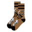 American socks Mid High Fight socks back/brown AMERICAN SOCKS MOTOVEIKALS 21