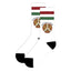 American Socks Mid High Pizza''n Love socks white AMERICAN SOCKS MOTOVEIKALS 21