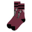 American socks Mid High Poison Soul socks red AMERICAN SOCKS MOTOVEIKALS 21