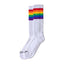 American Socks Mid high Rainbow Pride rainbow striped AMERICAN SOCKS MOTOVEIKALS 21