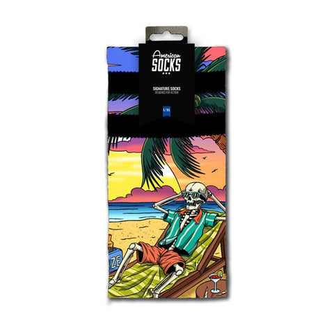 American socks Signature Chiller socks brown AMERICAN SOCKS MOTOVEIKALS 21