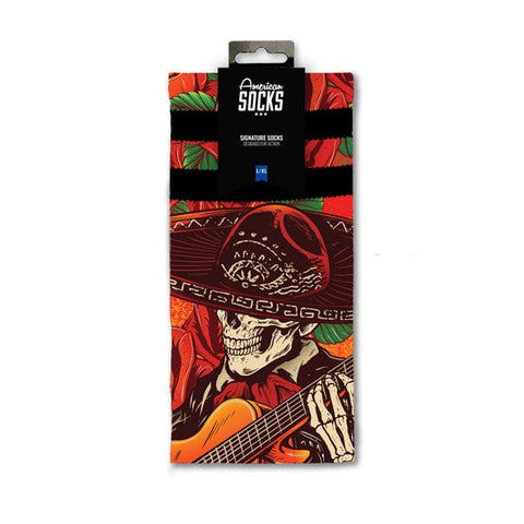 American socks Signature El Mariachi socks red AMERICAN SOCKS MOTOVEIKALS 21