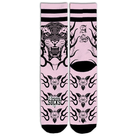 American socks Signature Khan socks pink AMERICAN SOCKS MOTOVEIKALS 21
