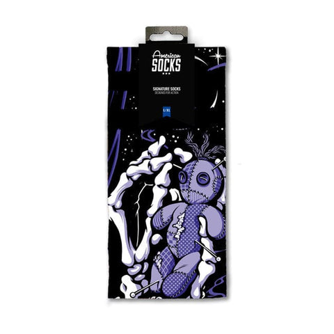 American socks Signature Vodoo socks purple AMERICAN SOCKS MOTOVEIKALS 21