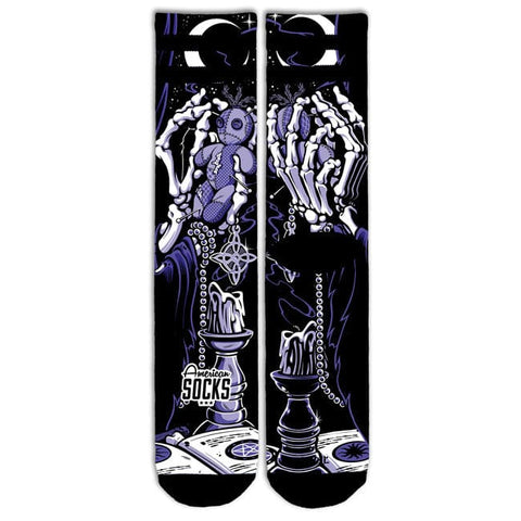 American socks Signature Vodoo socks purple AMERICAN SOCKS MOTOVEIKALS 21