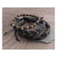 Amigaz Rope Sliders & Wood Bead bracelet brown AMIGAZ MOTOVEIKALS 21