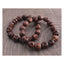 AmiGaz wood skull bead bracelet set AMIGAZ MOTOVEIKALS 21