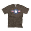 Army Surplus Air Force Star & Bars t-shirt green ARMY SURPLUS MOTOVEIKALS 21