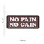 Army Surplus Patch 3D PVC No pain No Gain ARMY SURPLUS MOTOVEIKALS 21