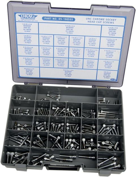 Assortment Unc Sockt Bolt DRAG SPECIALTIES DRAG SPECIALTIES MOTOVEIKALS 21