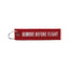 Atslēgu piekariņš REMOVE BEFORE FLIGHT RED STOREHOUSE MOTOVEIKALS 21