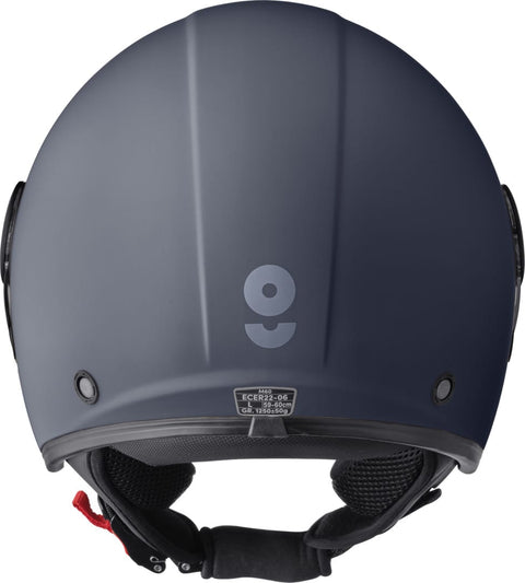 Atvērtā tipa moto ķivere GMS Gelato dark grey GMS MOTOVEIKALS 21