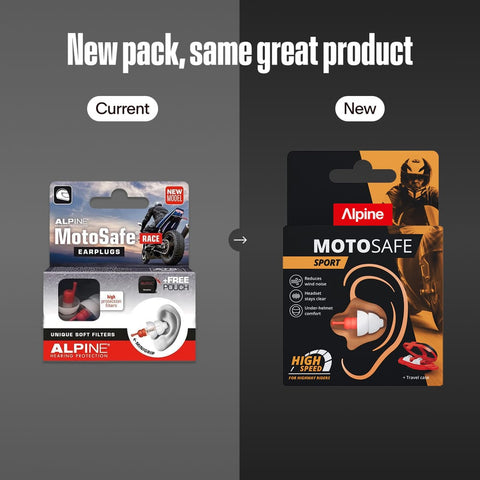 Ausu aizbāžņi Alpine MotoSafe Sport Earplugs ALPINE MOTOVEIKALS 21