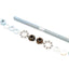 Axle complete 11x200mm for Piaggio Ciao, Vespa Zip moped DIVERSE / IMPORT MOTOVEIKALS 21