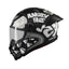 AXXIS ķivere FENIX ANGRY FACE B2 matt black / white AXXIS MOTOVEIKALS 21