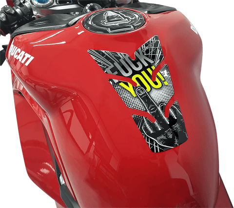 Bākas uzlīme ONEDESIGN black F You ONEDESIGN MOTOVEIKALS 21