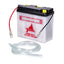 Battery 6N4B-2A-3 6V 4Ah for Yamaha DT 50 MX RD Mokick KKR, Simson KR51, Suzuki TS 50 X DIVERSE / IMPORT MOTOVEIKALS 21