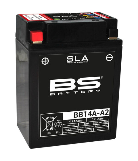 Battery Bs Bb14A-A2 Sla BS BATTERY BS BATTERY MOTOVEIKALS 21