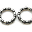 Bearing set 2 pieces 9 x 8mm balls outer diameter approx. 45mm inner diameter 30mm width 9.5mm for moped, moped, mokick DIVERSE / IMPORT MOTOVEIKALS 21