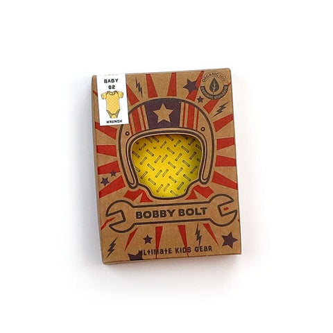 Bērnu bodijs WRENCH yellow 62 BOBBY BOLT MOTOVEIKALS 21
