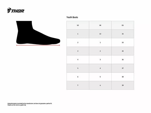 Bērnu/jauniešu MX zābaki THOR BLITZ XP black / orange 34 THOR MOTOVEIKALS 21