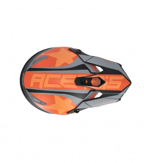Bērnu ķivere ACERBIS KID STEEL black / orange ACERBIS MOTOVEIKALS 21