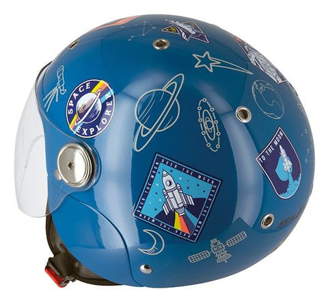 Bērnu ķivere S-Line S775 SPACE EXPLORER blue M S-LINE MOTOVEIKALS 21