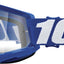 Bērnu motokrosa brilles 100% Strata 2 Junior Blue Clear Lens 100% MOTOVEIKALS 21