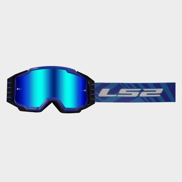 Bērnu motokrosa brilles LS2 CHARGER PRO KID BLUE ar irīdija lēcu LS2 MOTOVEIKALS 21