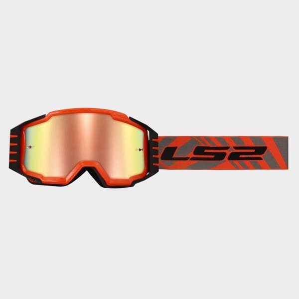 Bērnu motokrosa brilles LS2 CHARGER PRO KID H-V ORANGE ar irīdija lēcu LS2 MOTOVEIKALS 21