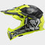 Bērnu motokrosa un enduro ķivere LS2 MX437 FAST II Mini CRUSHER black yellow LS2 MOTOVEIKALS 21