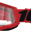 Bērnu MX brilles 100% Strata 2 Junior Red Clear Lens 100% MOTOVEIKALS 21