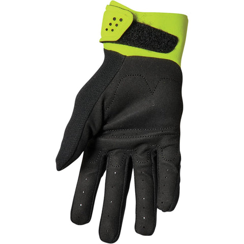 Bērnu un jauniešu motokrosa cimdi THOR SPCTRM BK/AC S THOR MOTOVEIKALS 21