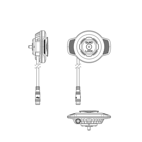 Bezvadu lādētājs QUADLOCK Head V2 USB QUAD LOCK MOTOVEIKALS 21