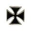 Biker pins Maltese cross pin black MCS MOTOVEIKALS 21