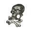 Biker pins Skull & bones pin MCS MOTOVEIKALS 21