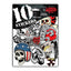 Biker series 10-pack decals LETHAL THREAT MOTOVEIKALS 21